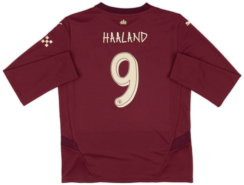 2024-25 Manchester City Third L/S Shirt Haaland #9 (KIDS)