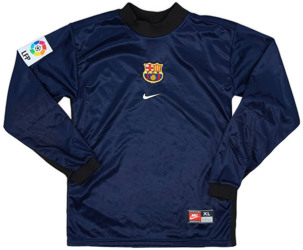 1998-99 Barcelona GK Shirt - 7/10 - (XL.Boys)