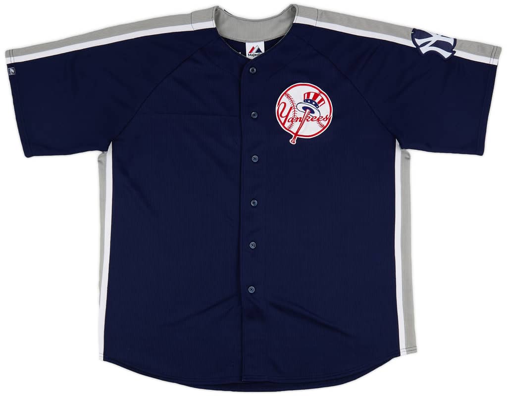2012 New York Yankees Jeter #2 Majestic Jersey - 7/10 - (XXL)