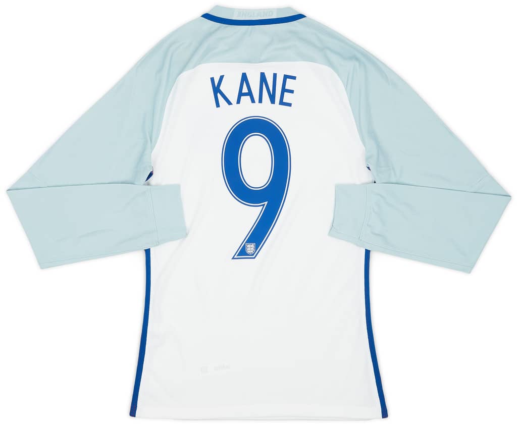 2016-17 England Player Issue Home L/S Shirt Kane #9 (S)