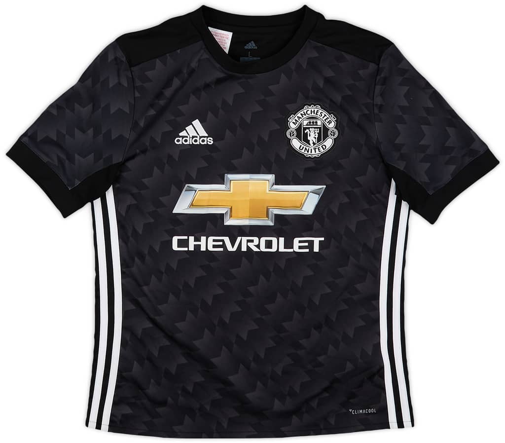 2017-18 Manchester United Away Shirt - 9/10 - (L.Boys)