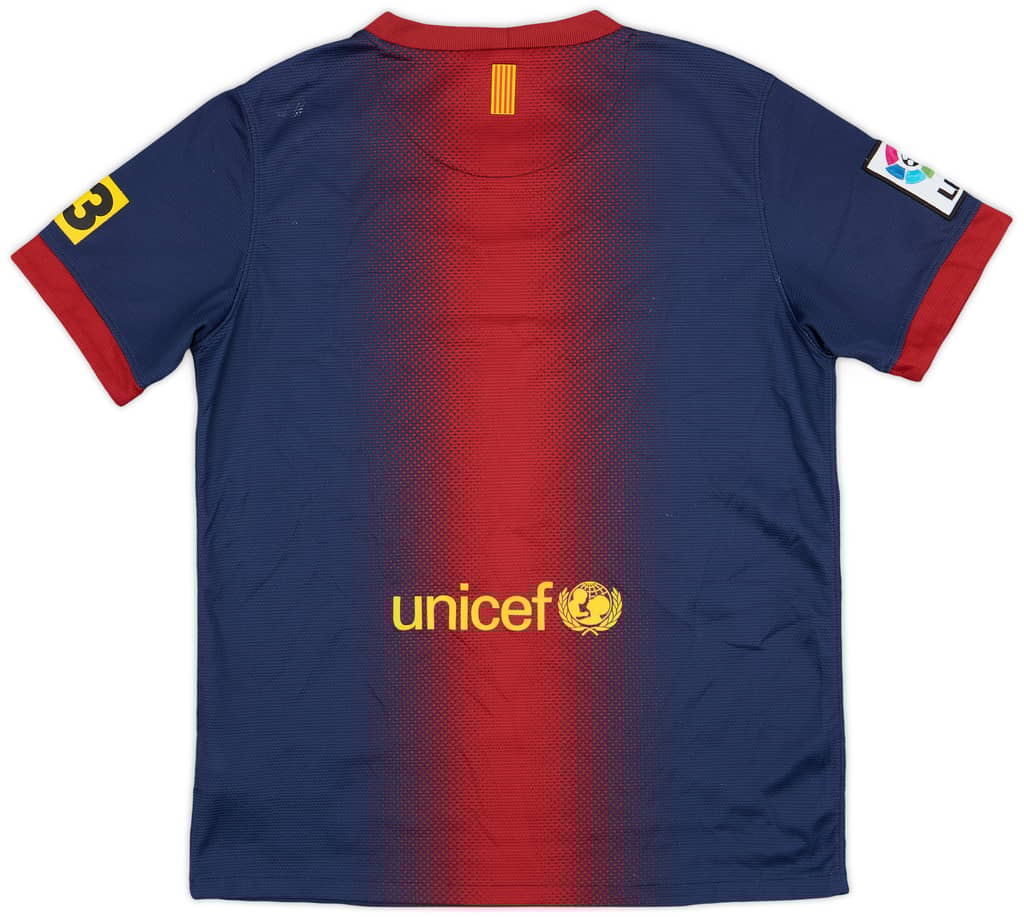 2012-13 Barcelona Home Shirt - 7/10 - (L.Boys)