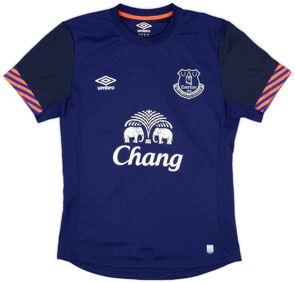 2017-18 Everton Umbro Training Shirt - 9/10 - (S)
