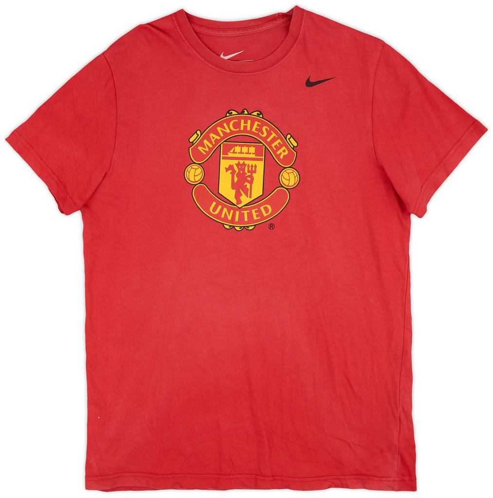 2013-14 Manchester United Nike Graphic Tee - 6/10 - (XL)