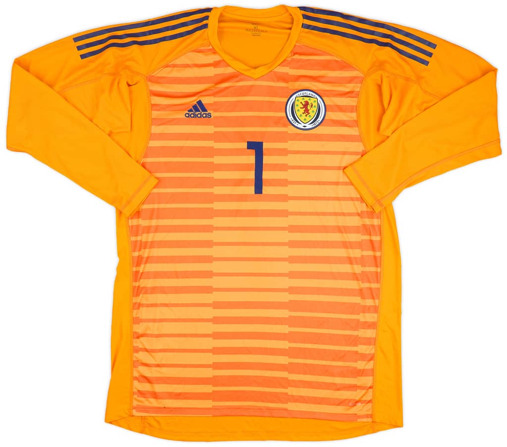 2018-19 Scotland GK Shirt #1 - 9/10 - (XL)
