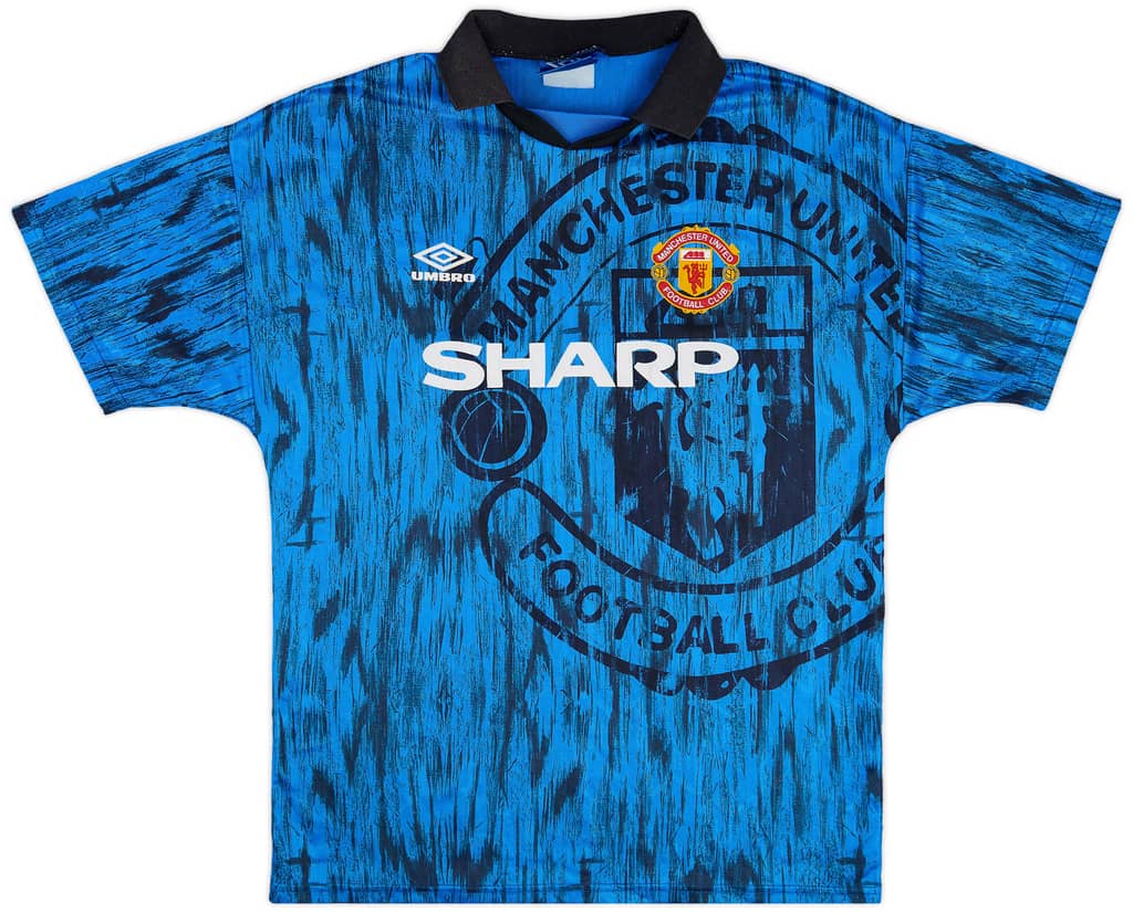 1992-93 Manchester United Away Shirt - 8/10 - (L)