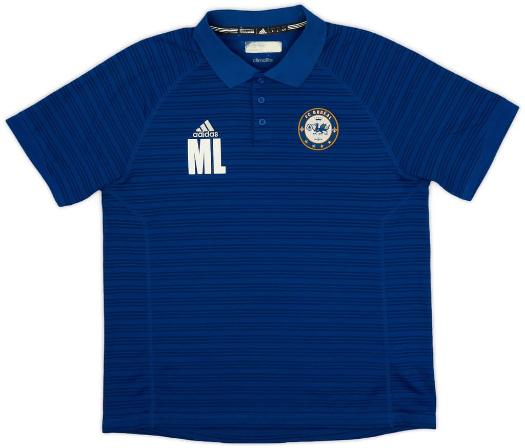 2013-14 FC Boreal adidas Staff Issue Polo Shirt ML' - 5/10 - (L)