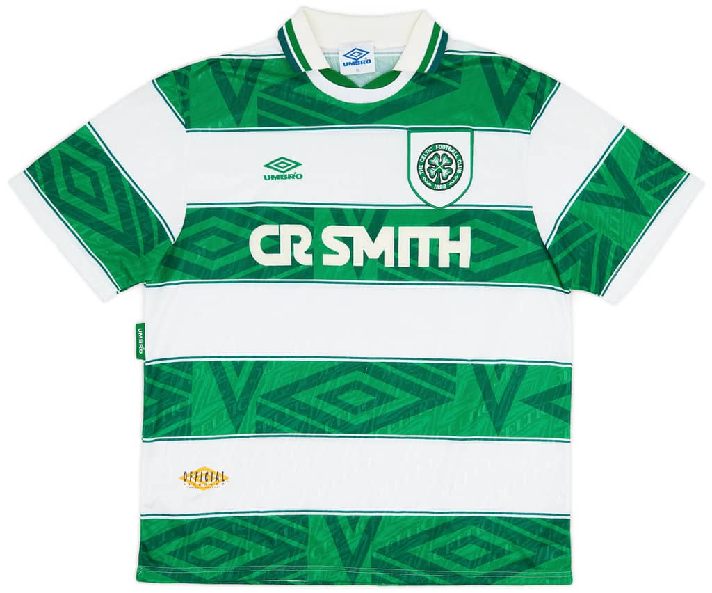 1993-95 Celtic Home Shirt - 7/10 - (XL)