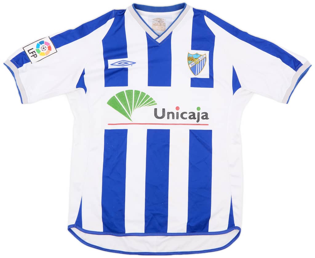 2001-02 Malaga Home Shirt - 6/10 - (M)
