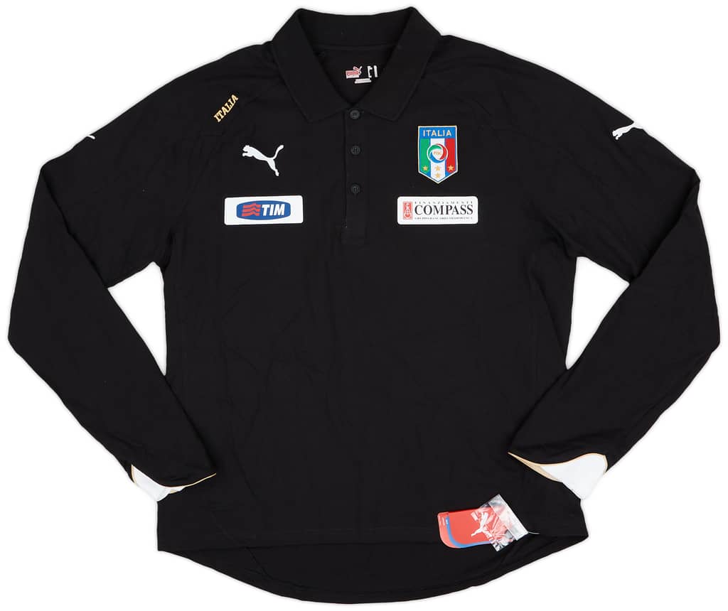 2007-08 Italy Puma Polo L/S Shirt (XL)