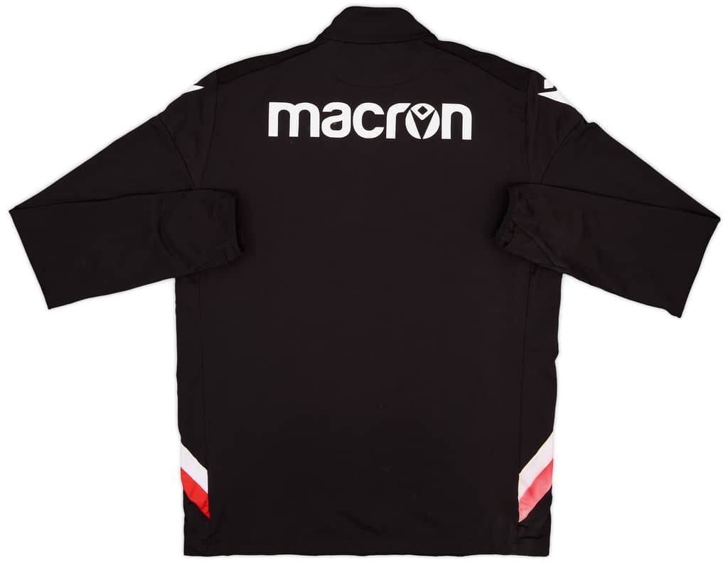 2019-20 Stoke City Staff Issue Macron 1/4 Zip Drill Top RC - 7/10 - (XL)