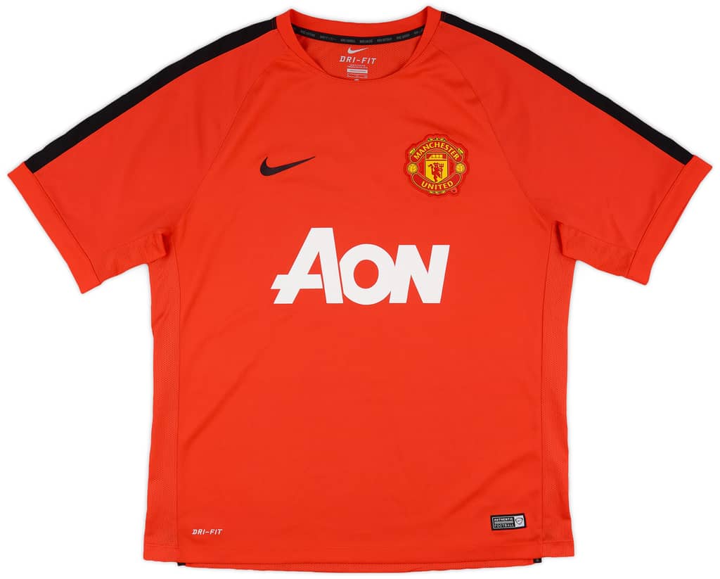 2014-15 Manchester United Nike Training Shirt - 9/10 - (XL)