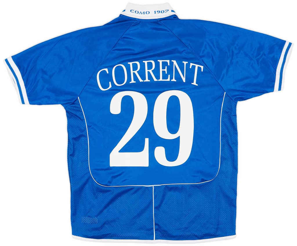 2002-03 Como Match Issue Home Shirt Corrent #29