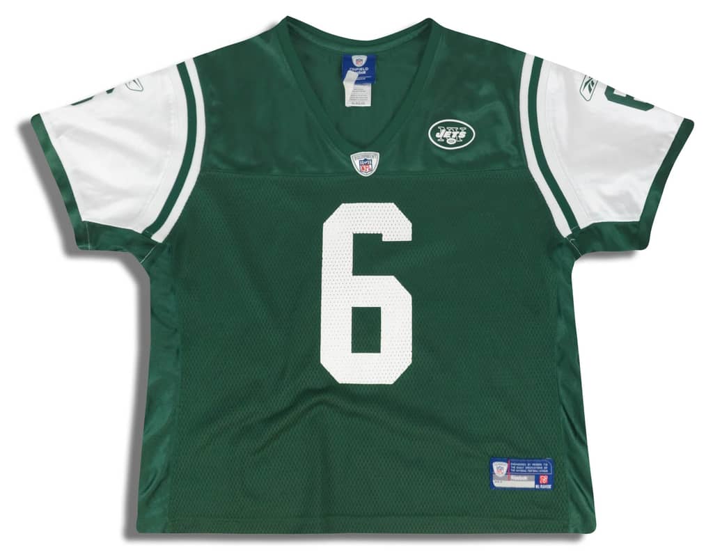 2009-11 New York Jets Sanchez #6 Reebok On Field Jersey (Home) Womens (XL)
