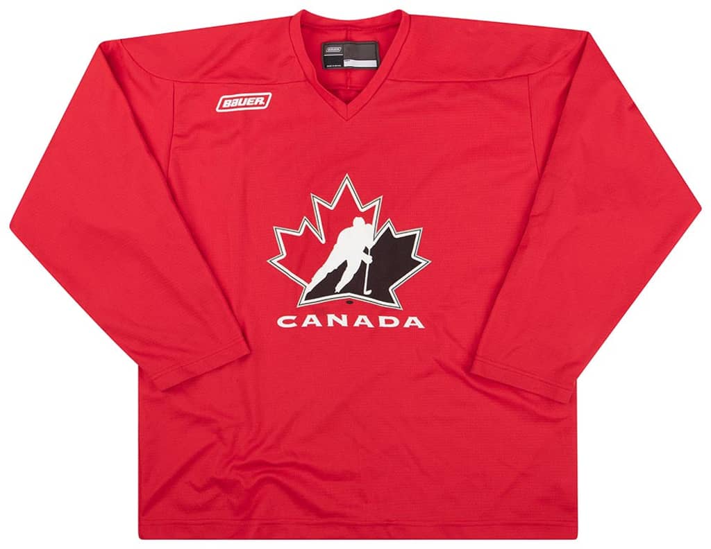 2000s Canada National Hockey Team Bauer Practice Jersey L