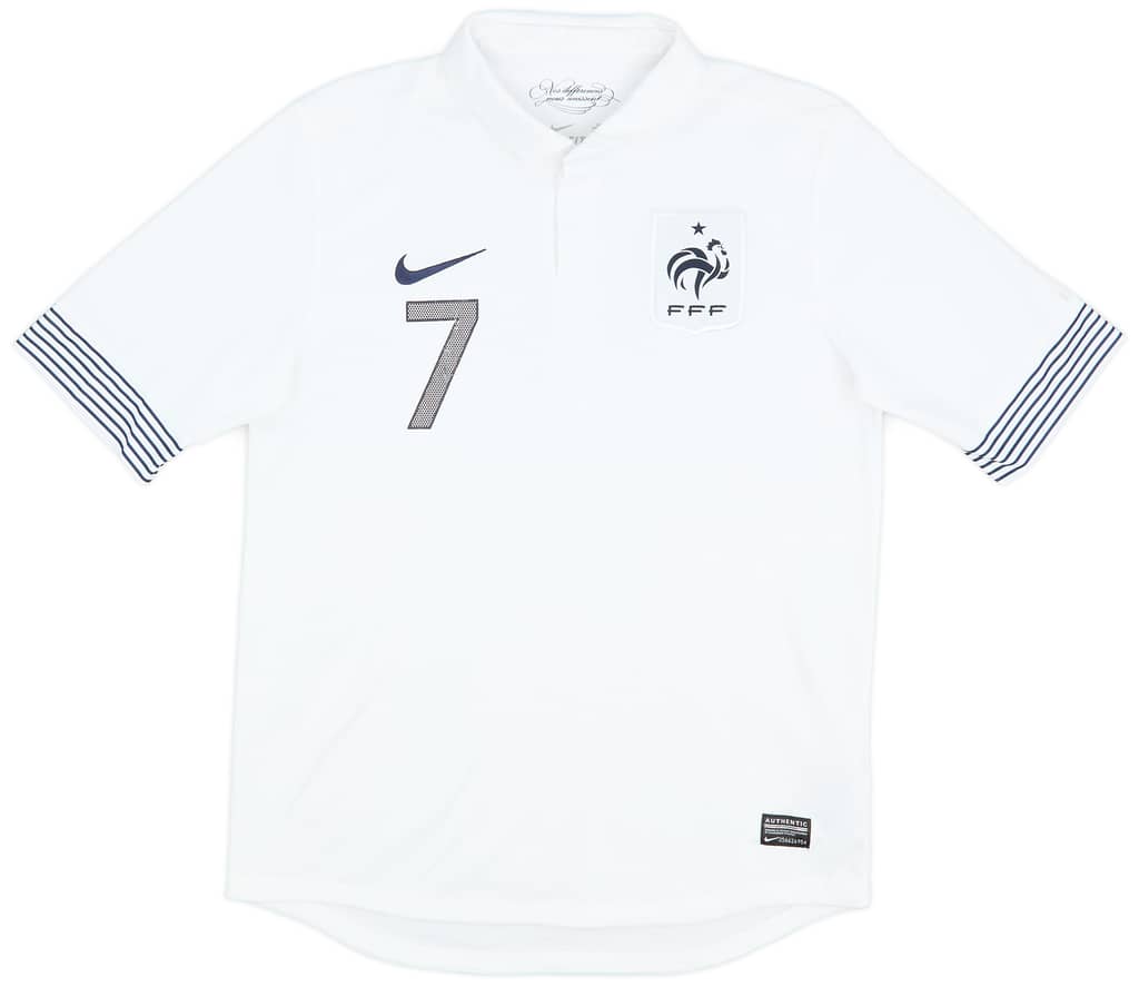 2012-13 France Away Shirt Ribery #7 - 5/10 - (M)