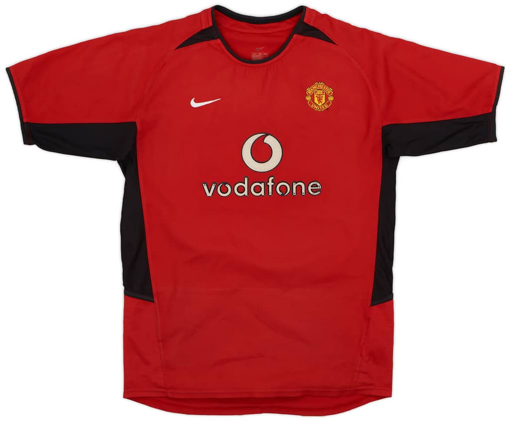 2002-04 Manchester United Home Shirt - 6/10 - (XL.Boys)