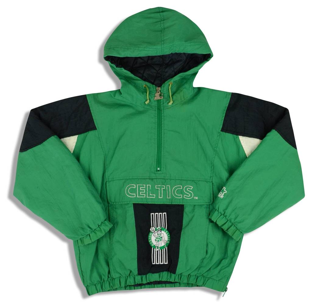 1990s Boston Celtics Starter Pullover Rain Jacket Y