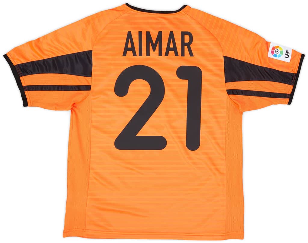 2001-02 Valencia Away Shirt Aimar #21 - 8/10 - (S)