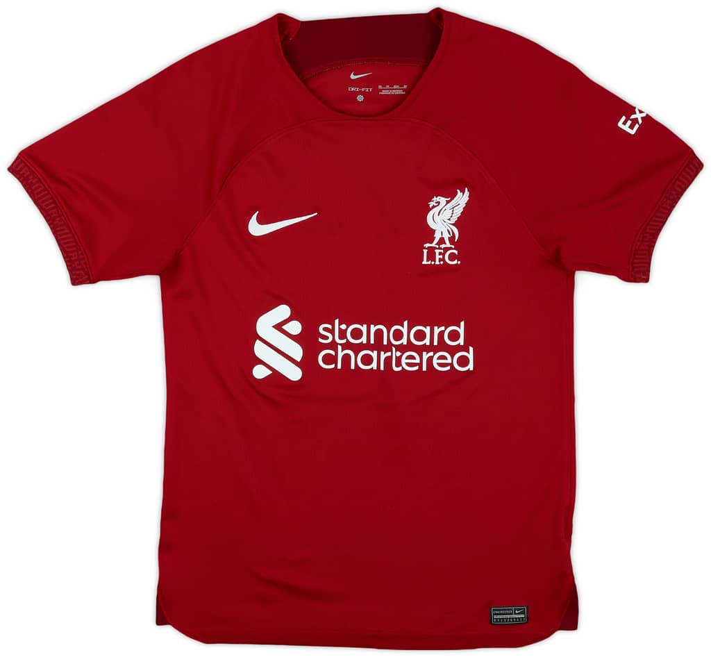 2022-23 Liverpool Home Shirt M.Salah #11 - 8/10 - (XS)