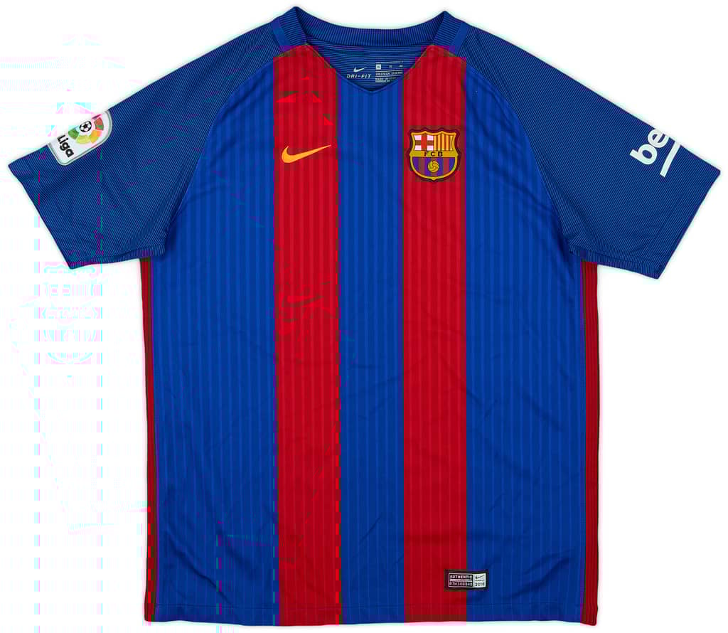 2016-17 Barcelona Home Shirt - 9/10 - (XL.Boys)