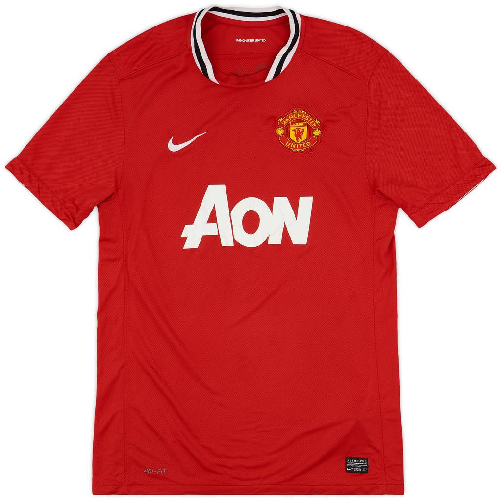 2011-12 Manchester United Home Shirt Berbatov #9 - 6/10 - (L)