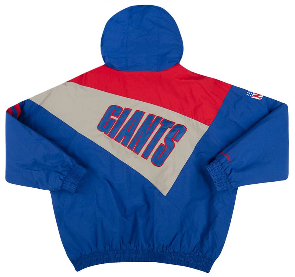 2012 New York Giants Mitchell & Ness Rain Coat 3XL