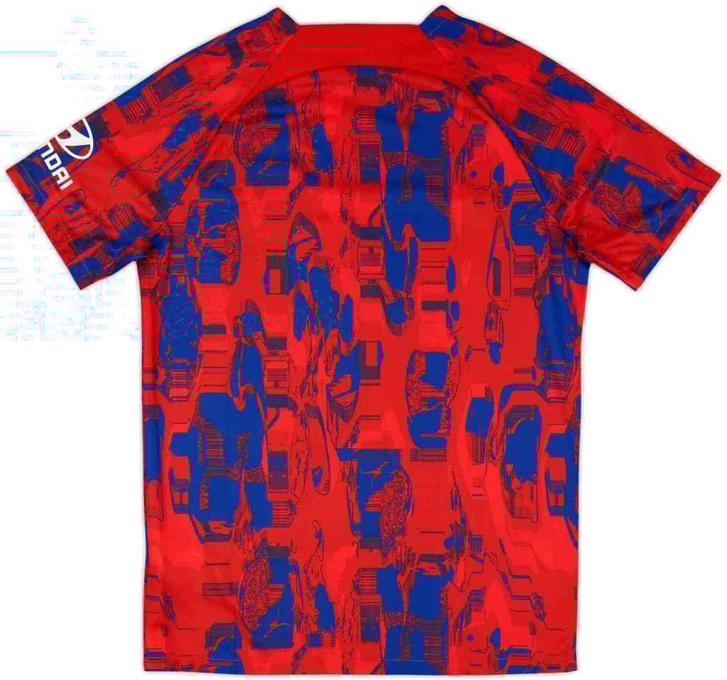2023-24 Atletico Madrid Nike Pre-Match Shirt (S)