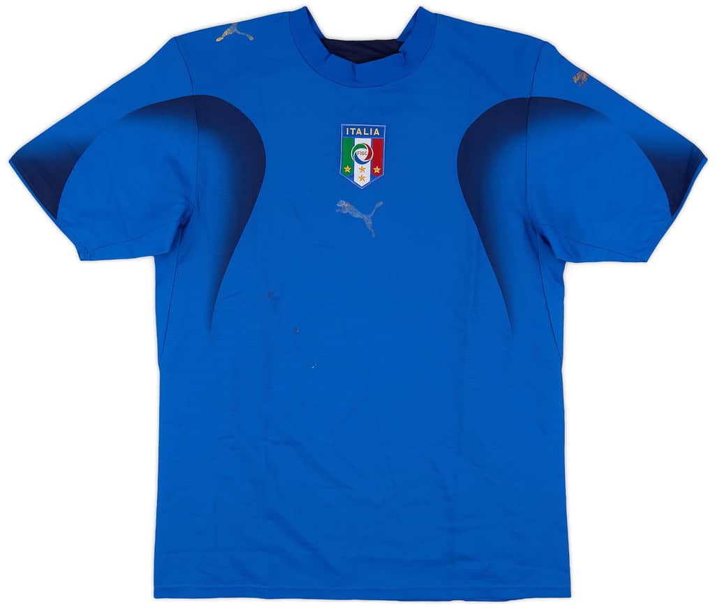 2006 Italy Home Shirt - 3/10 - (S)