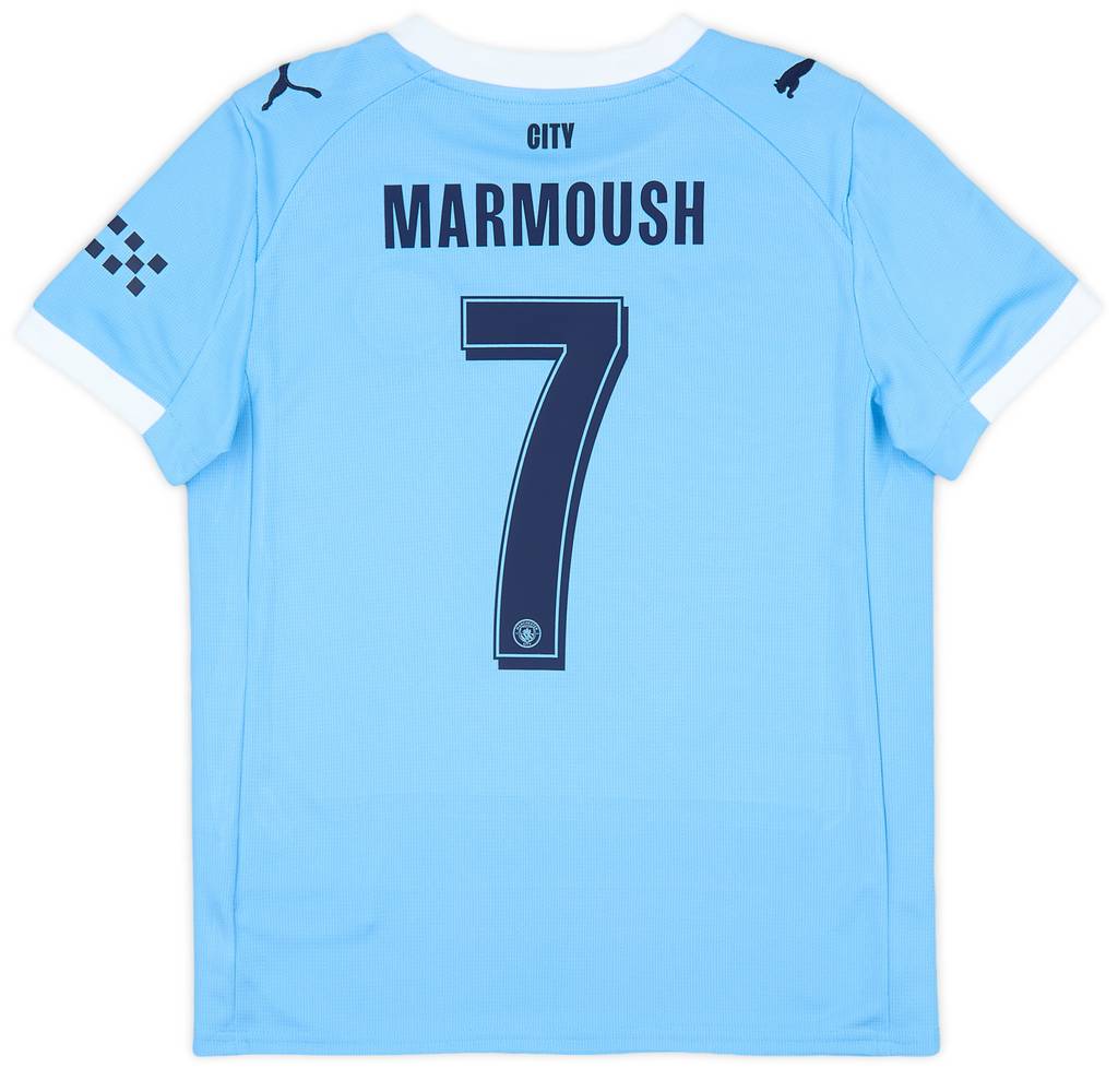 2025-26 Manchester City Home Shirt Marmoush #7 (KIDS)