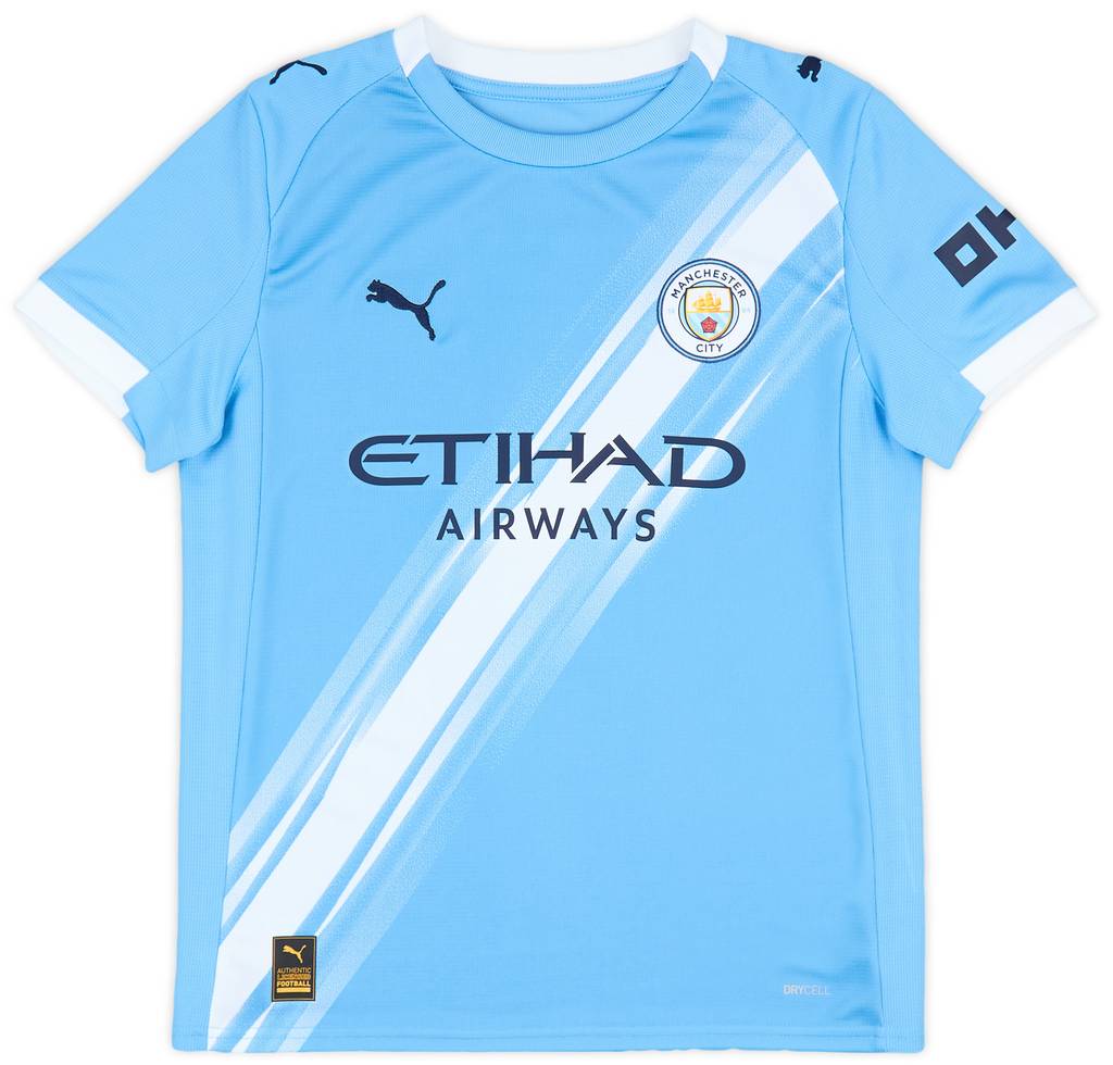 2025-26 Manchester City Home Shirt Marmoush #7 (KIDS)