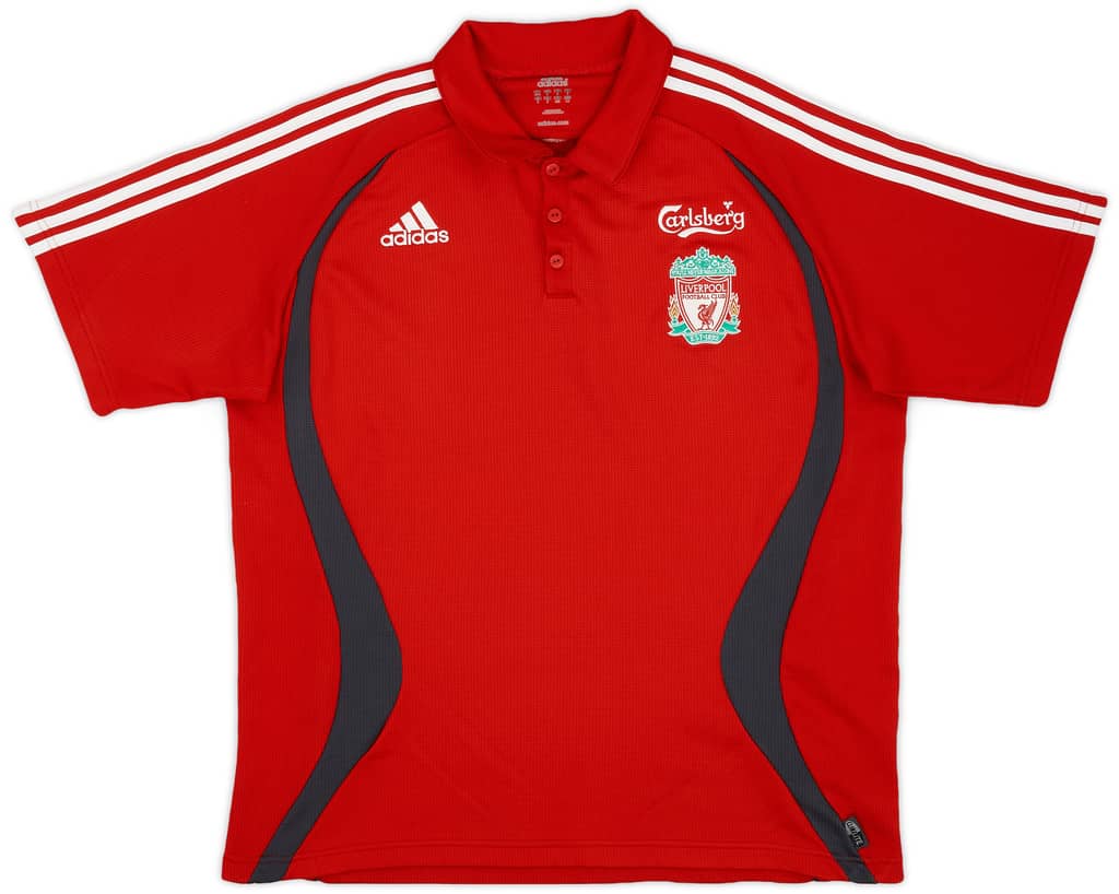 2006-07 Liverpool adidas Polo Shirt - 9/10 - (L/XL)