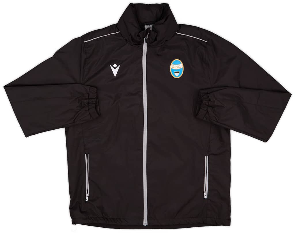 2017-18 SPAL Macron Hooded Rain Jacket - 9/10 - (XL)