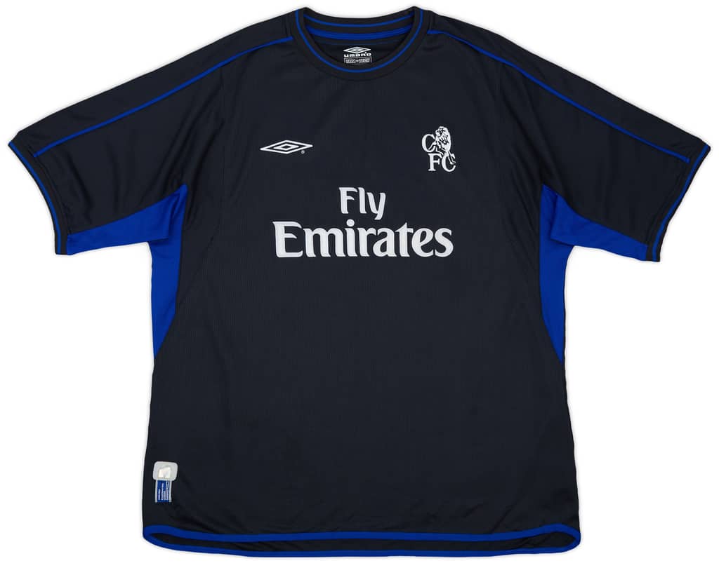2002-04 Chelsea Away Shirt Zola #25 - 10/10 - (XXL)