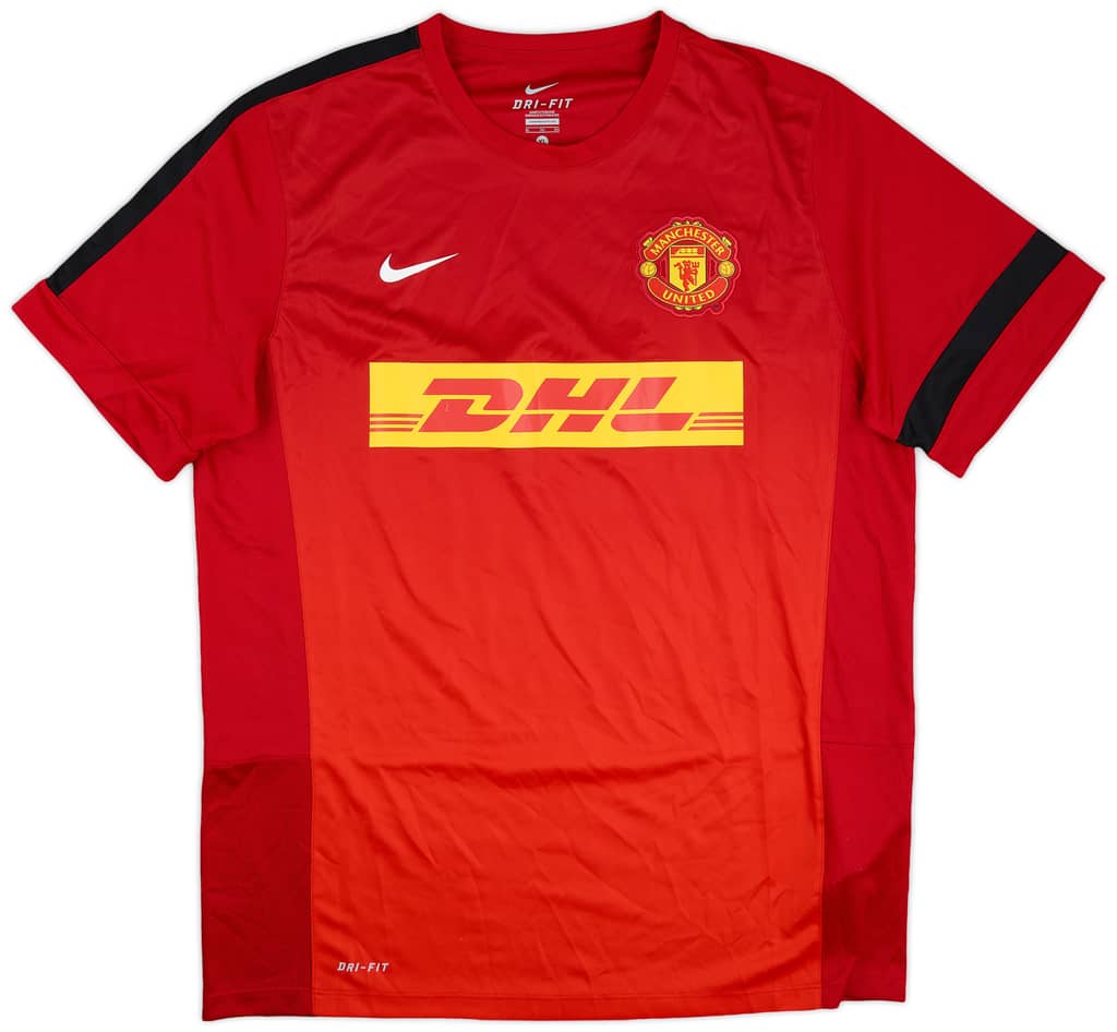 2013-14 Manchester United Nike Training Shirt - 8/10 - (XL)