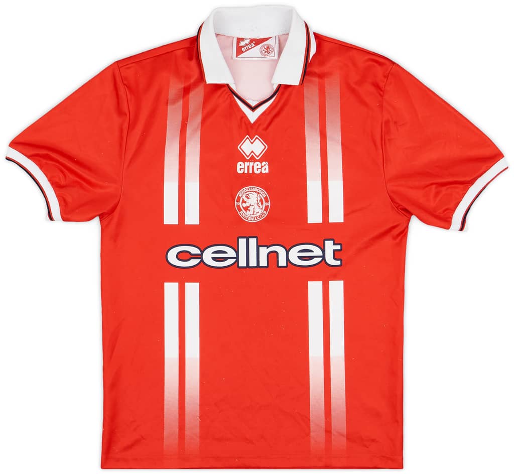 1998-99 Middlesbrough Home Shirt - 8/10 - (XL.Boys)