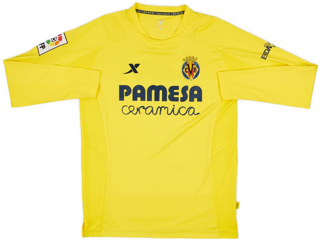 2014-15 Villarreal Home L/S Shirt Uche #8 - 7/10 - (M)
