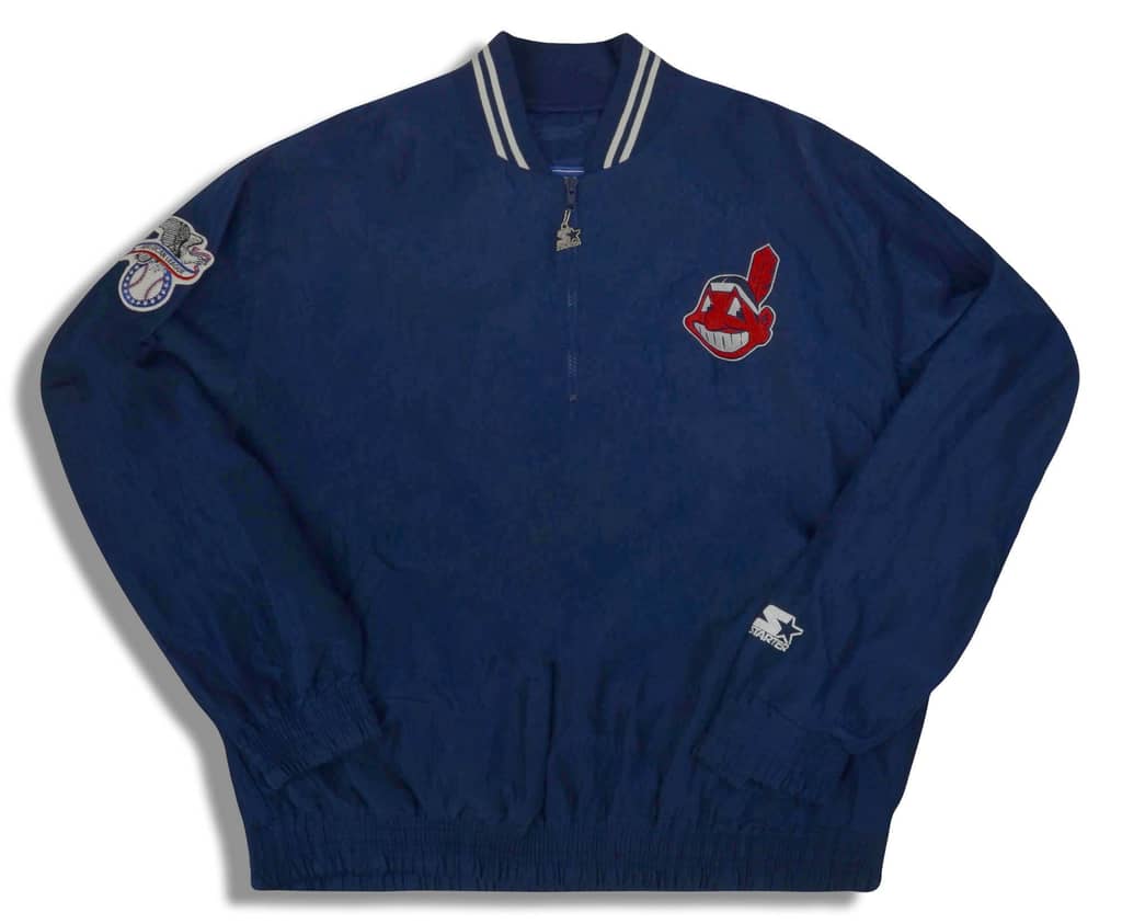 1990s Cleveland Indians Starter Pullover Jacket XXL