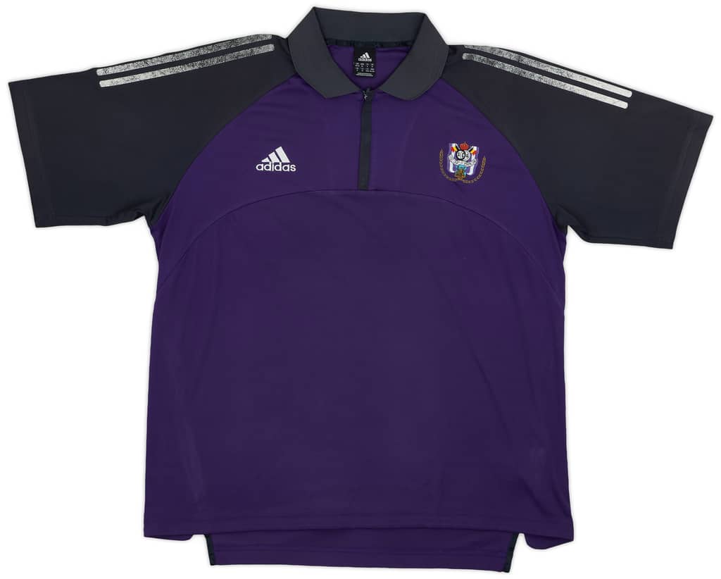 2002-04 Anderlecht adidas 1/4 Zip Training Top - 5/10 - (3XL)