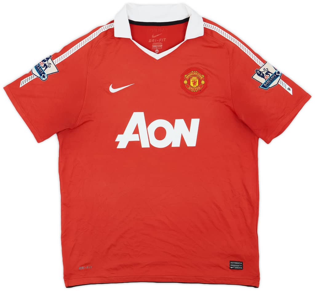 2010-11 Manchester United Home Shirt Owen #7 - 5/10 - (L)