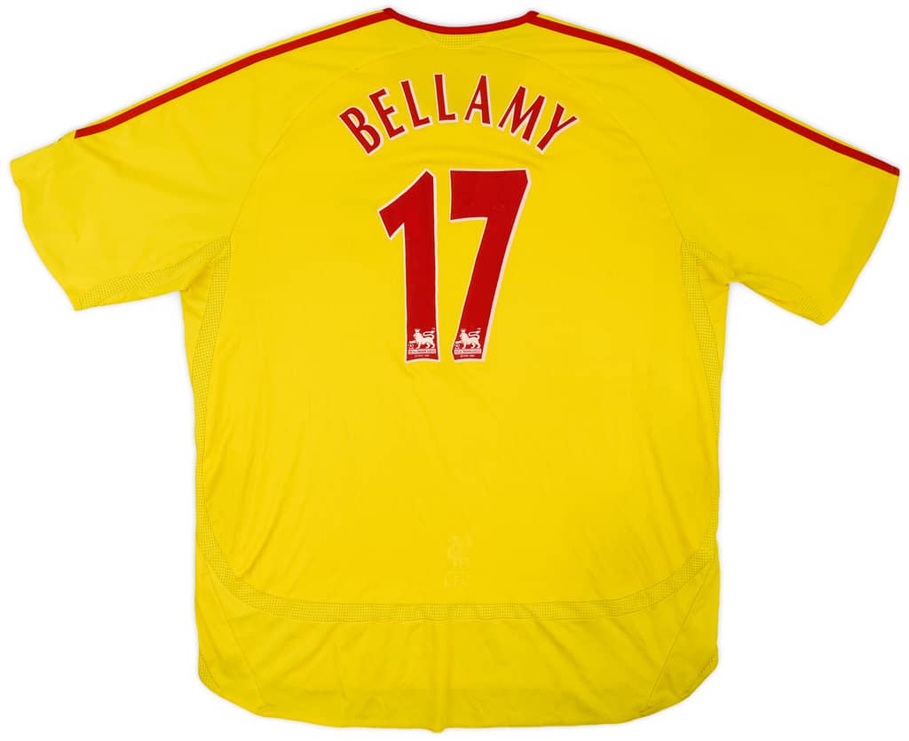 2006-07 Liverpool Away Shirt Bellamy #17 - 6/10 - (XXL)