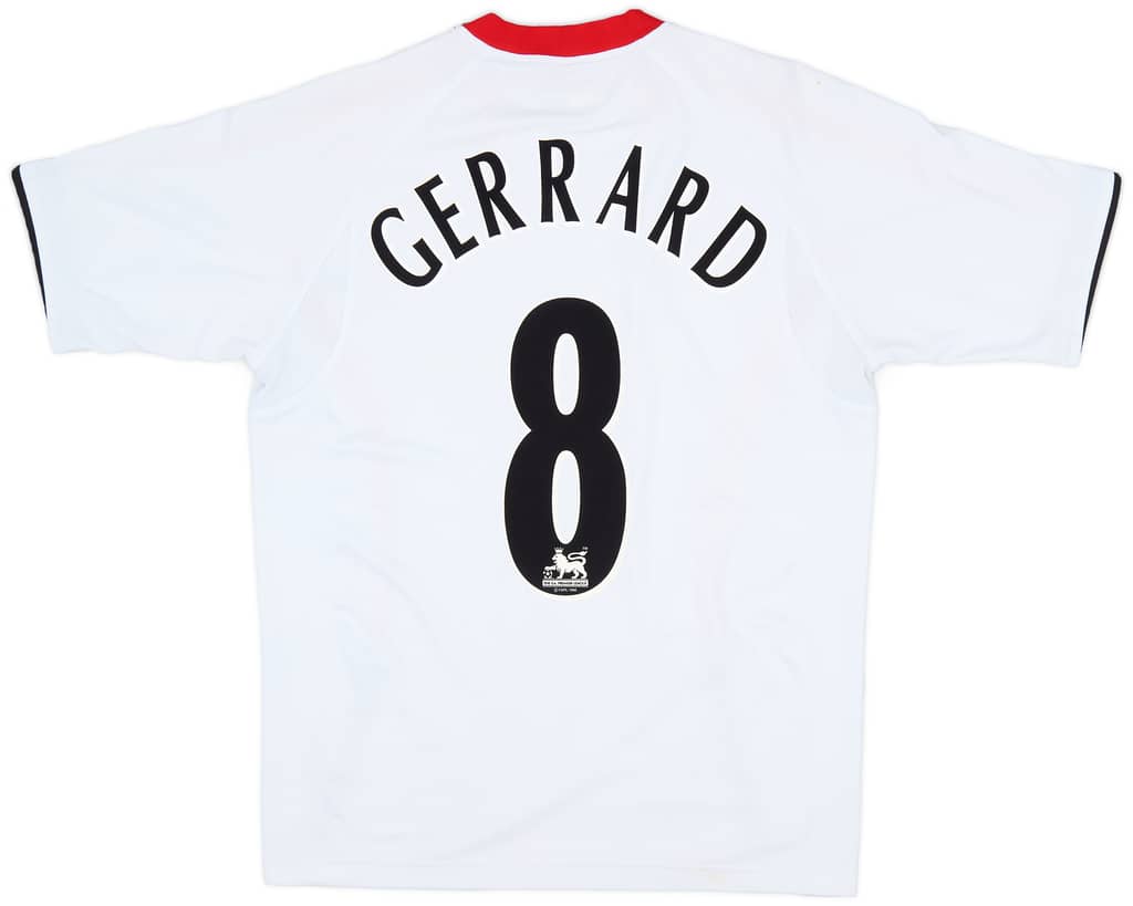 2005-06 Liverpool Away Shirt Gerrard #8 - 6/10 - (M)