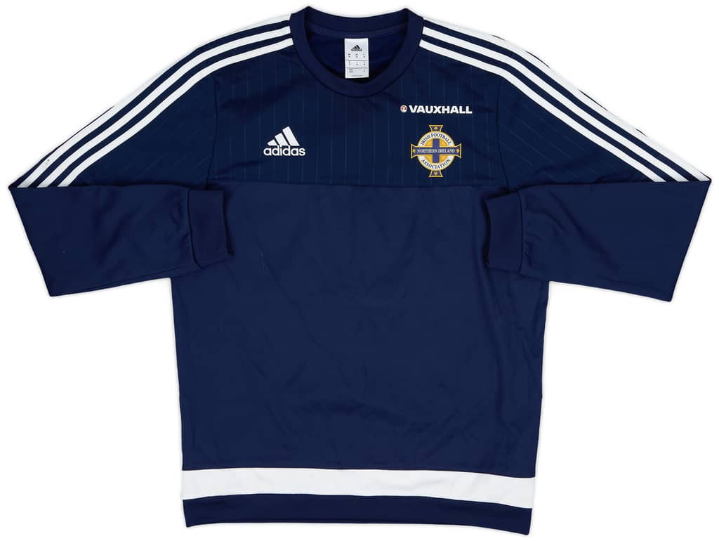2015-16 Northern Ireland adidas Sweat Top - 8/10 - (M)