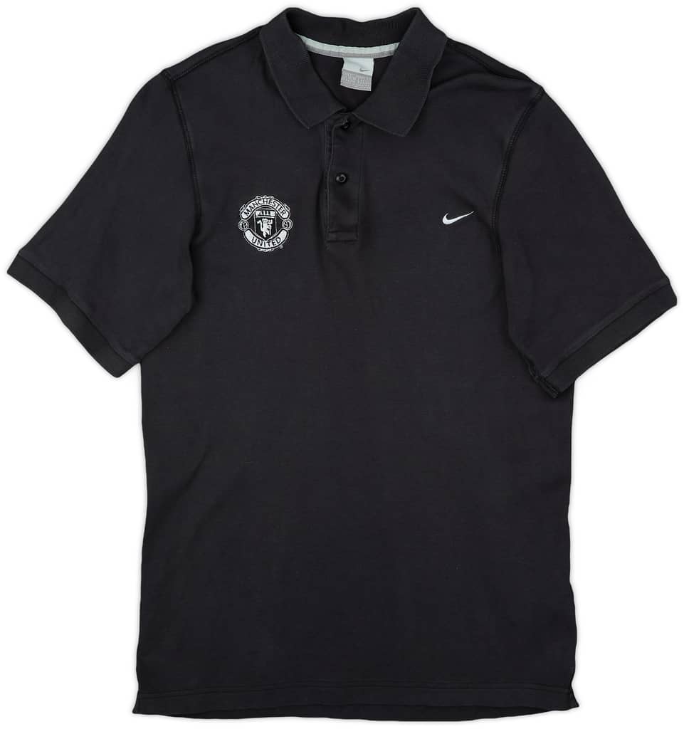2002-03 Manchester United Nike Polo Shirt - 8/10 - (S)
