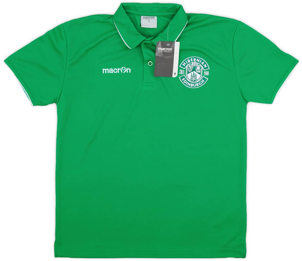 2017-18 Hibernian Macron Polo Shirt (S)