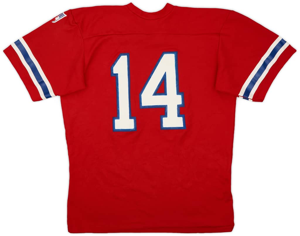 1975-83 New England Patriots Grogan #14 Rawlings Home Jersey - 7/10 - (L)