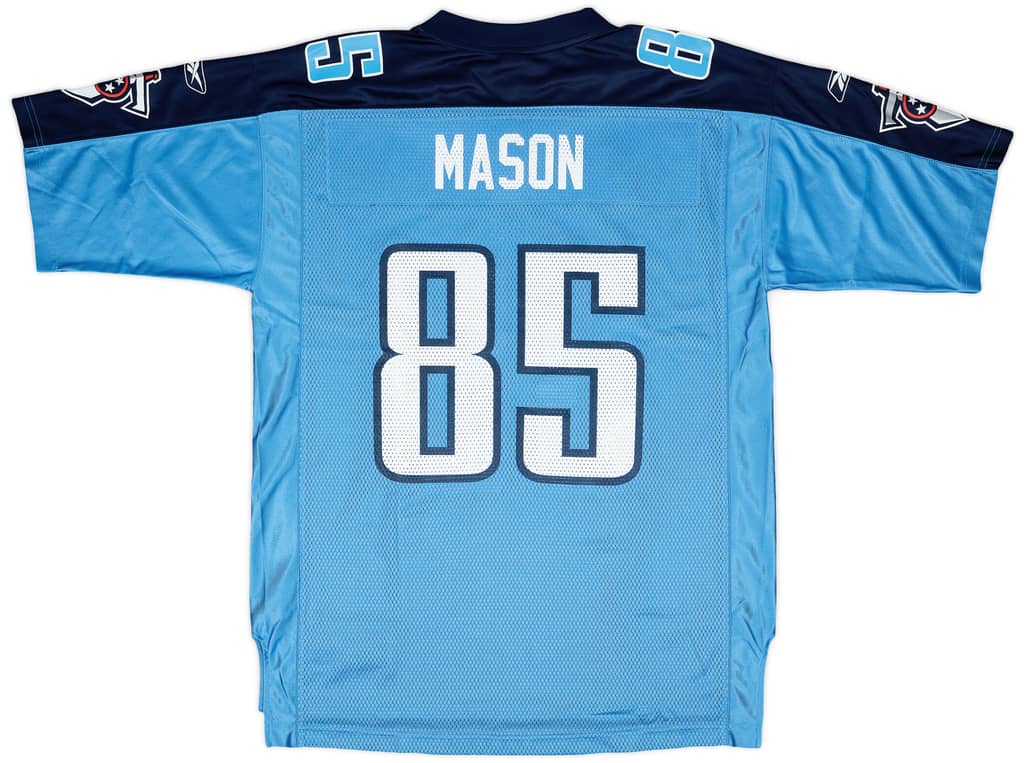 2002-04 Tennessee Titans Mason #85 Reebok On Field Alternate Jersey - 8/10 - (L)