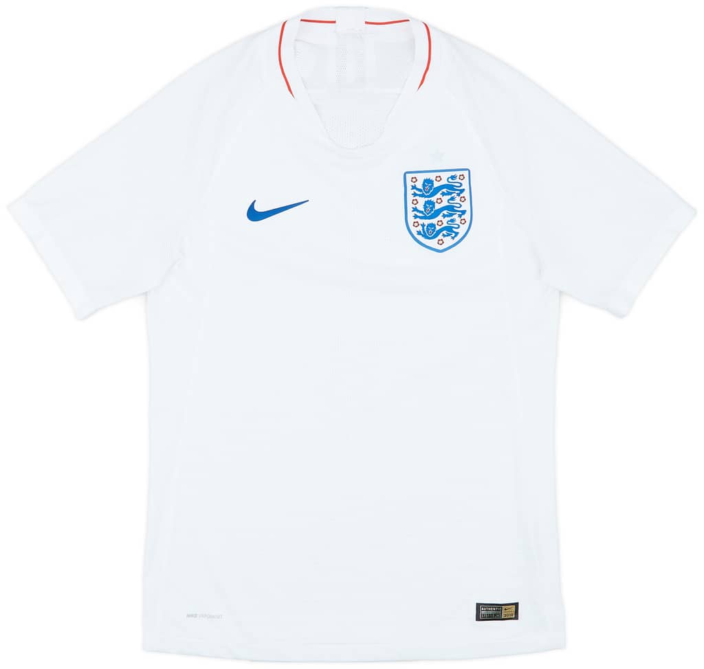 2018-19 England Authentic Home Shirt - 8/10 - (S)