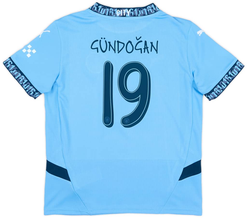 2024-25 Manchester City Home Shirt Gundogan #19 (KIDS)