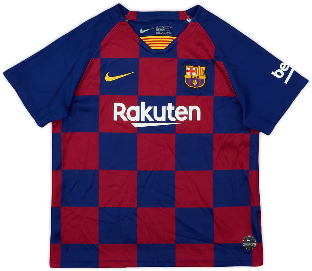 2019-20 Barcelona Home Shirt - 9/10 - (7-8 Years)